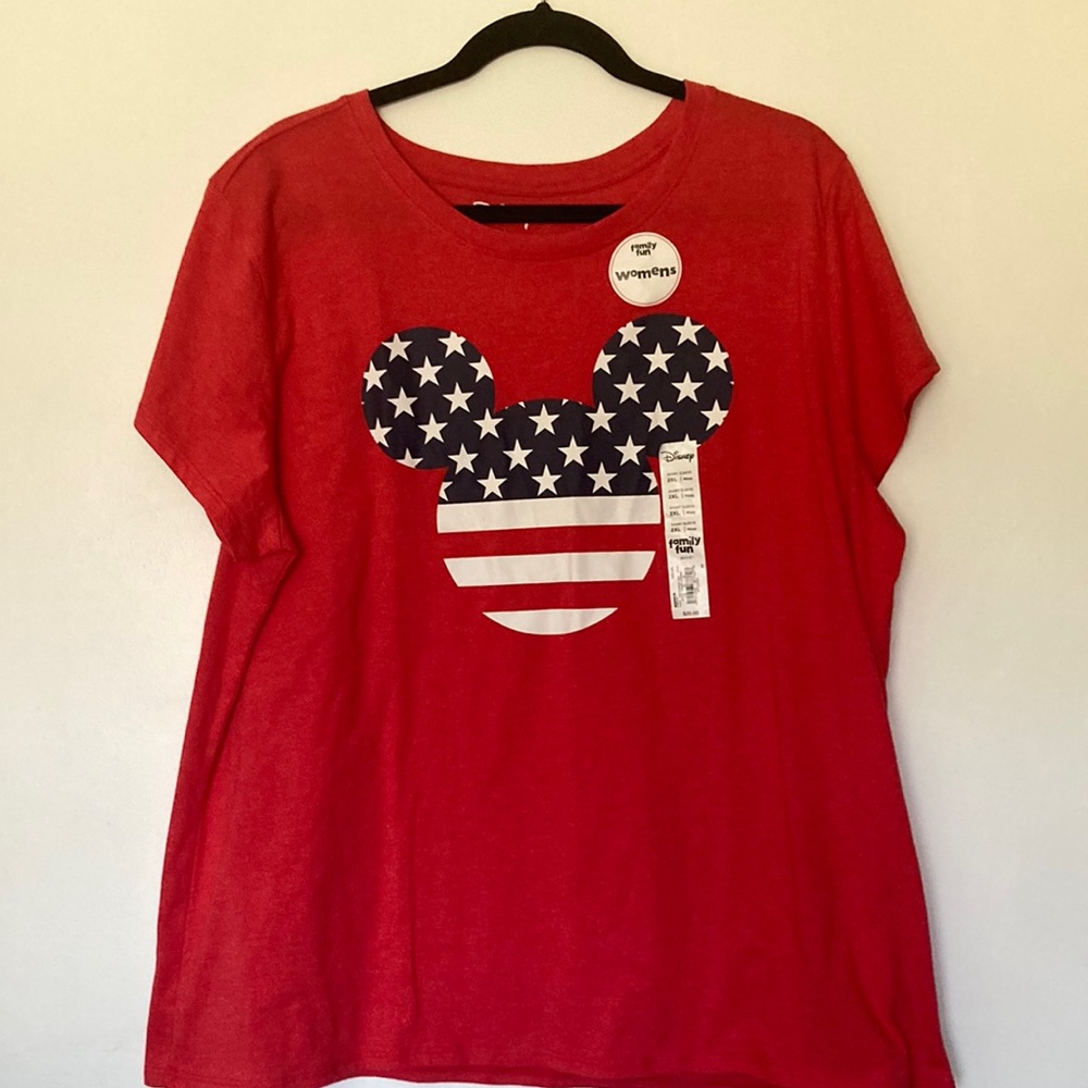 Red Disney Mickey shirt